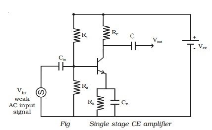 Single State Common Emitter Amplifier Circuit
